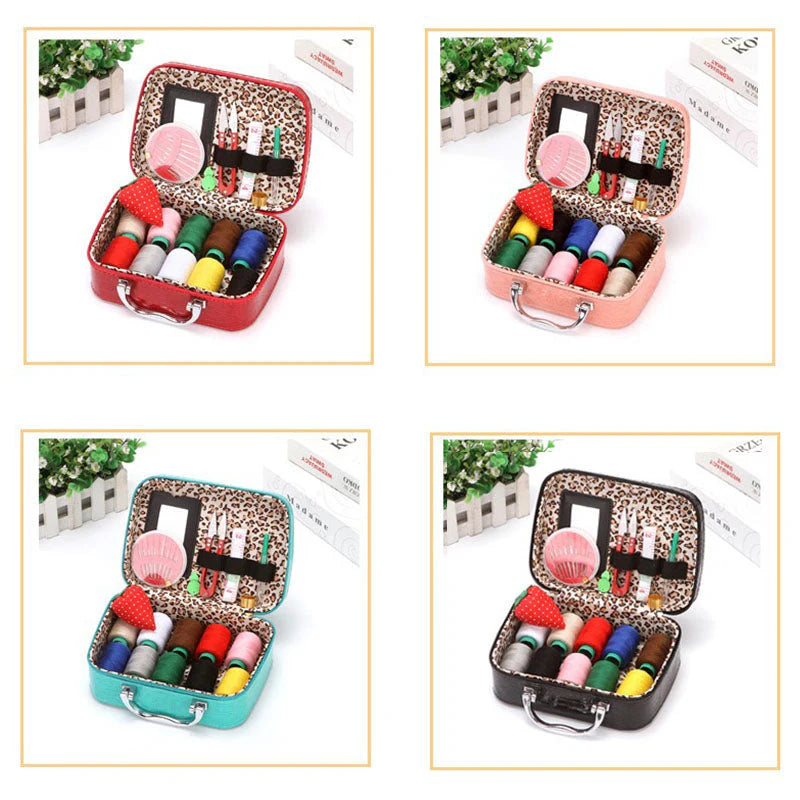 【🧵Vaše šivalno orodje🧵】Hordozható varrószerszámkészlet tárolódobozzal