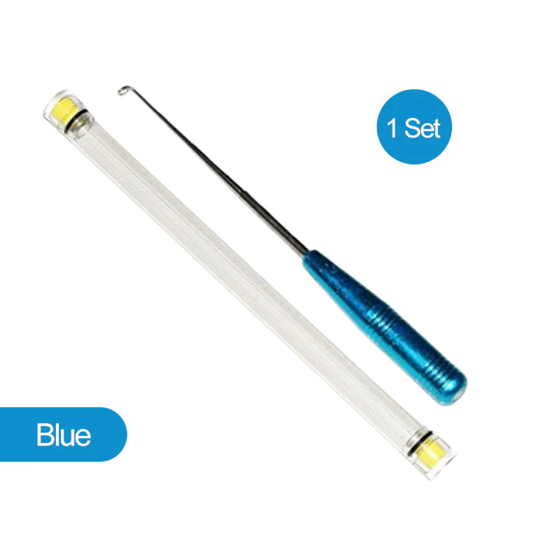 【🔥Drugi kos brezplačen】Odstranjevalec kovinskih ribiških trnkov s prozorno cevjo za shranjevanje