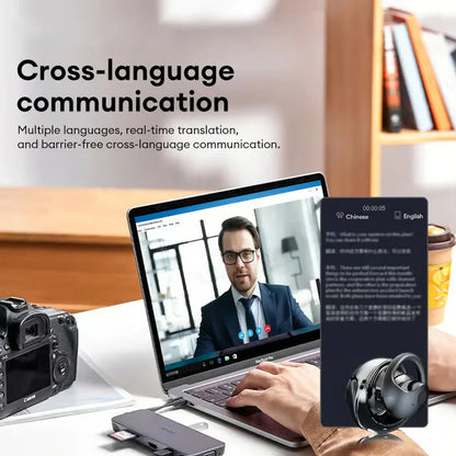 🥰🥰Brezžične slušalke OWS Bluetooth 5.4 z AI prevajanjem (primerne za iOS in Android)