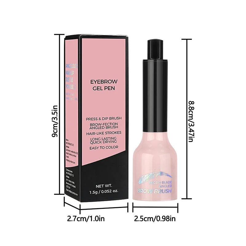 【🔥Drugi kos brezplačen】Tekoči svinčnik za obrvi s čopičem in potopnim učinkom