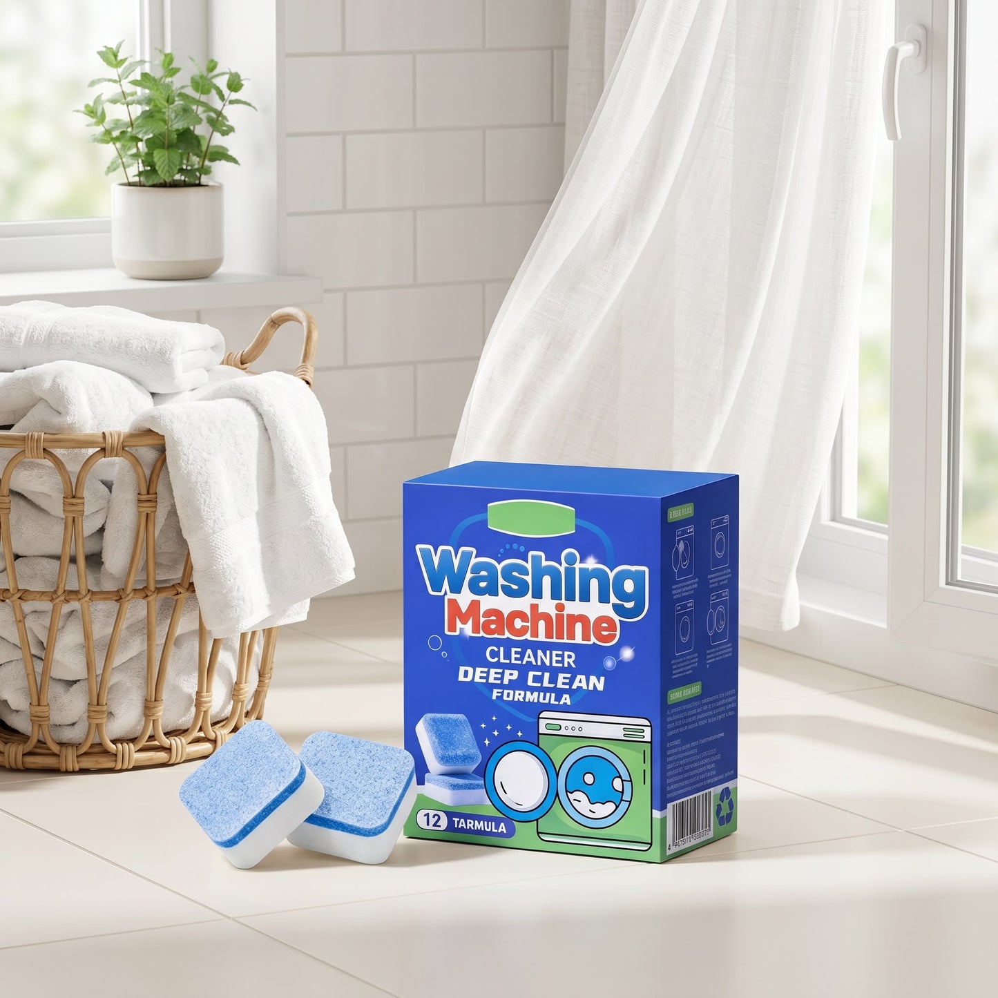 🧼 Tablete za čiščenje pralnega stroja – odstrani vodni kamen in vonj! ✨[🎁Več ko kupite, več popustov dobite]