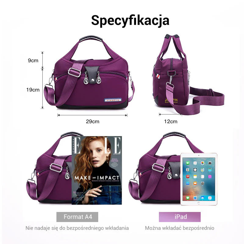 ✨ Antykradzieżowa Torba z 10 Kieszeniami – Lekka in Modna za Vsakdanjo Uporabo! ✨