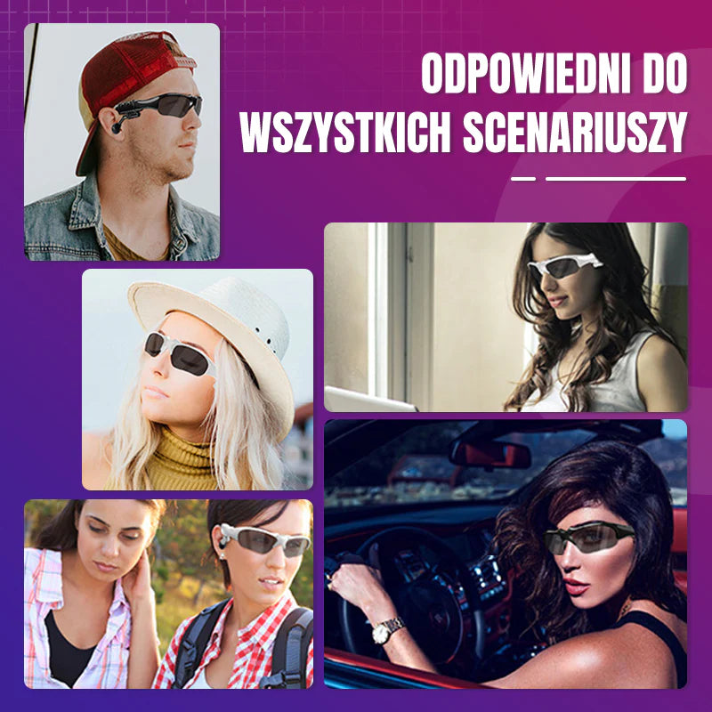 2025 Brezžična Bluetooth polarizirana športna očala