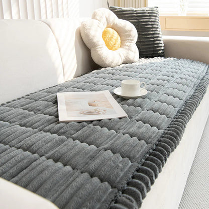 🛋️ Nedrseča korduroj blazina za kavč – čistost & udobje zdaj! 😍