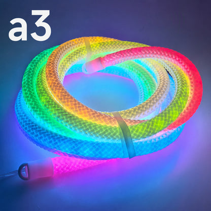 💡 Tkana LED-neonska vrvica “Dragon Scale”! ✨