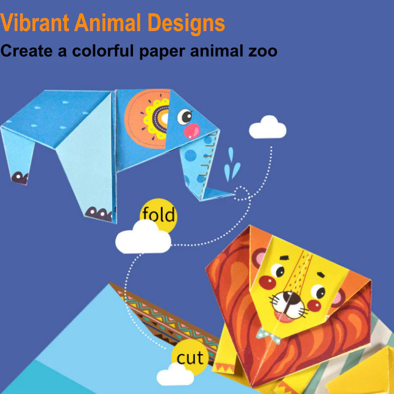 🌟 Otroška izobraževalna DIY origami obrt – ustvarjalna igra za otroke, razvija spretnosti in prinaša družinsko zabavo! 🎉