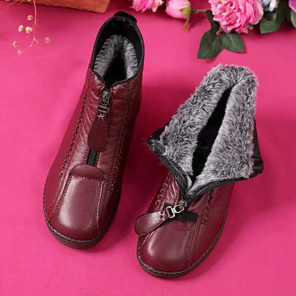 🔥Razprodaja zadnjega dne – 50 % popust - Ženski nedrseči gležnjarji iz naravnega usnja