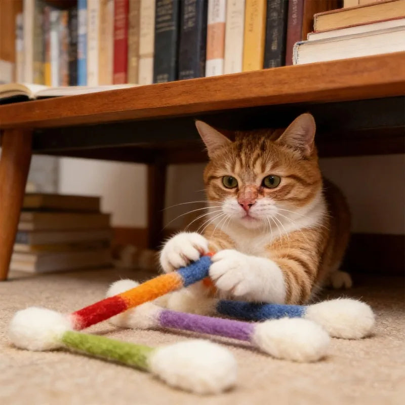 🐱 Interaktivna igrača za mačko z mačjo meto!