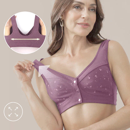 【🎁Drugi kos gratis】Modrček z zapenjanjem spredaj