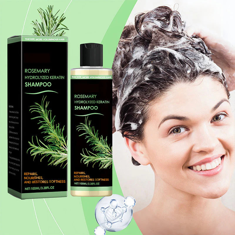 🧴 Šampon Z Rožmarinom & Keratinom – Regeneracija + Sijaj! 💇♀️
