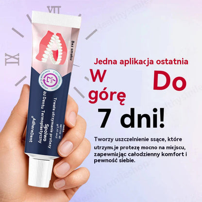 【🎁Več ko kupite, več popustov dobite】Lepilo za proteze AdhereDent® – stabilnost in naravno udobje nošenja