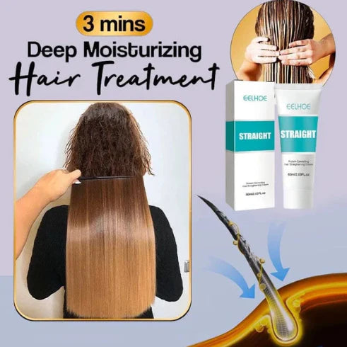【🎁Kupite 1  dobite 1】Krema za ravnanje las s svilo in keratinom