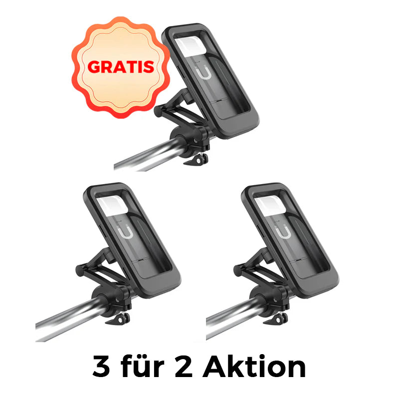 【🚲 Je odlična izbira za navigacijo, fotografiranje ali snemanje videoposnetkov med potovanjem!】Univerzalno vodoodporno držalo za mobilni telefon za kolesa in motorna kolesa