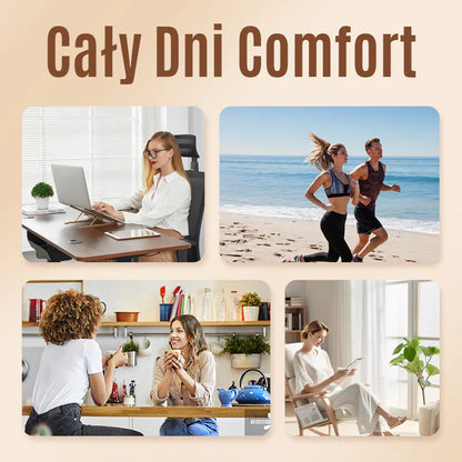 Ženski brezšiv komplet hlačk z visokim pasom