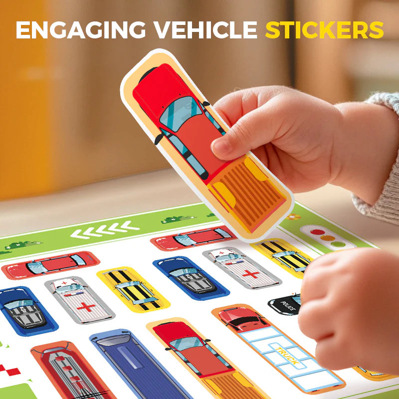 🚗Logična igra s parkiranjem – pametna igrača za pobeg v prometu za otroke | Prenosna igra za urjenje možganov