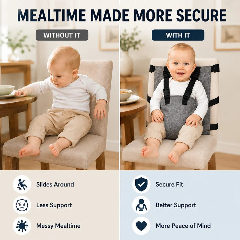 👶 Prenosni varnostni pas za dojenčke – nastavljiv in praktičen!