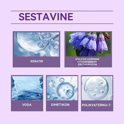 【🔥Kupite 1 dobite 1 gratis🔥】Vijolična maska za blond lase – odstranjuje rumene tone, vrača sijaj in ščiti barvo