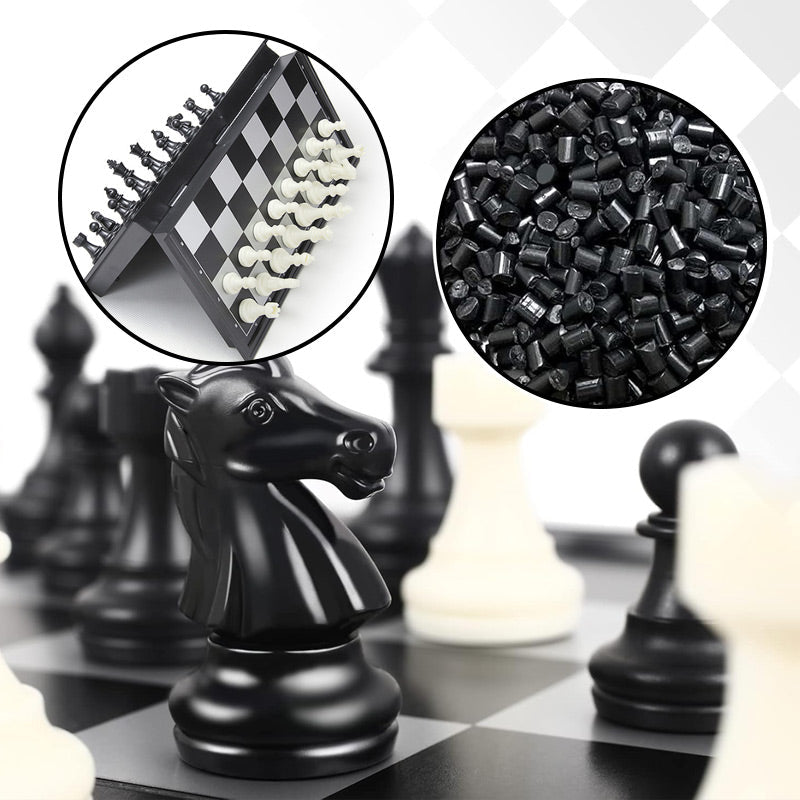 ♟️ Magnetni šah s zložljivo desko – igrajte kjerkoli! ✨