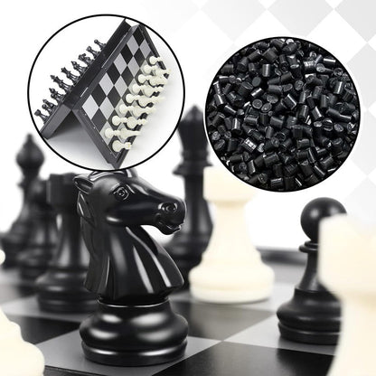 ♟️ Magnetni šah s zložljivo desko – igrajte kjerkoli! ✨