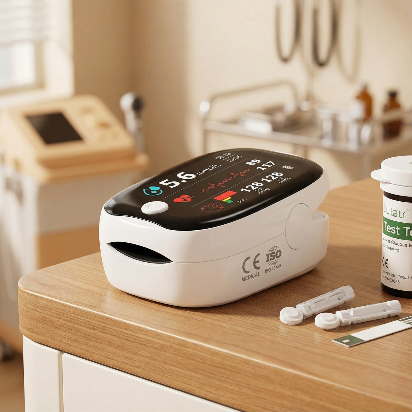 🩺 Laser Glucose Monitor – Brez bolečin, hitro in natančno merjenje krvnega sladkorja!