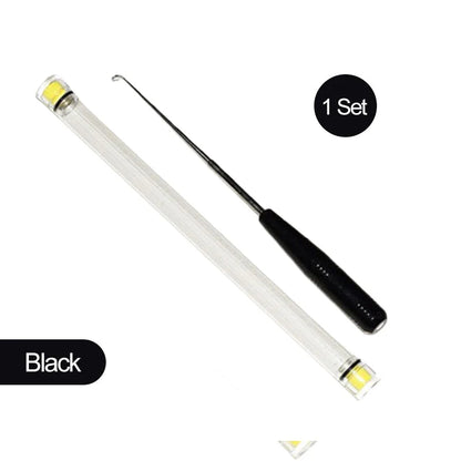 【🔥Drugi kos brezplačen】Odstranjevalec kovinskih ribiških trnkov s prozorno cevjo za shranjevanje