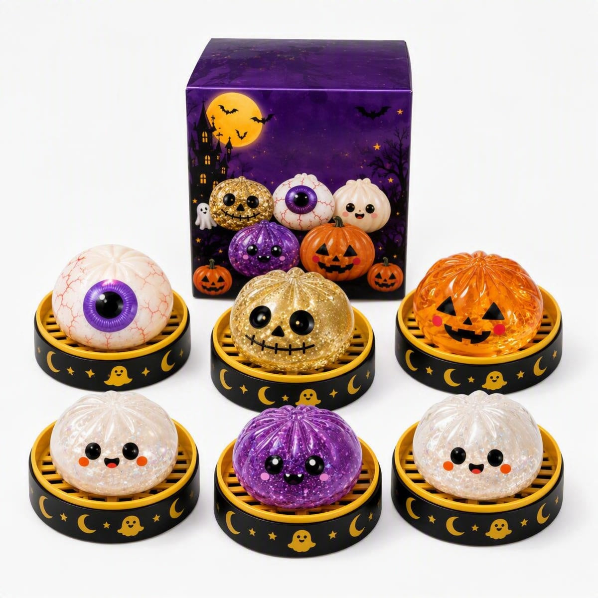 🎃 Halloween igračka za stiskanje z bleščicami! ✨