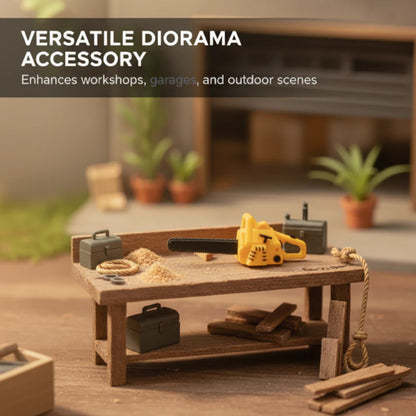 🪚 Miniaturni Model Motorne Žage 1:12 – Avtentičnost Za Diorame In Zbirke! 🎀