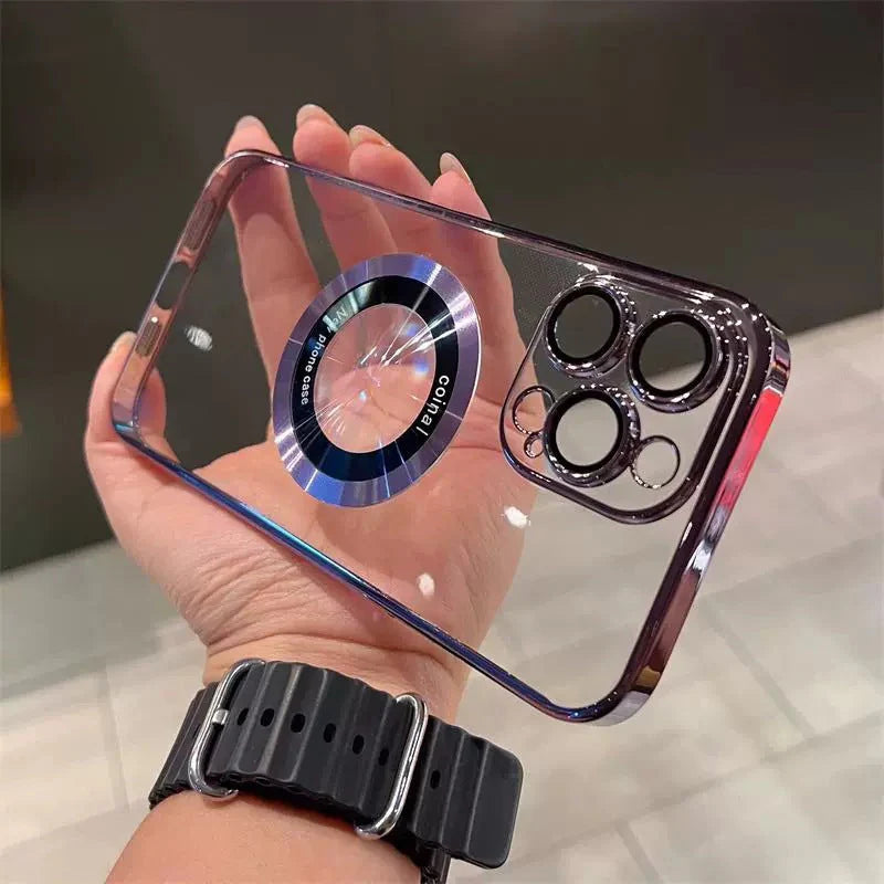 Prozoren magnetni ovitek za iPhone
