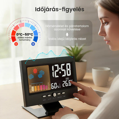🌡️ Večni koledar Barvni zaslon – Ura za temperaturo in vlažnost! 📅