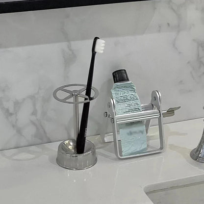 【💪 Naj vam iztisne zadnjo kapljico zobne paste, zmanjša količino odpadkov in prihrani denar!】Kovinska cev za stiskanje zobne paste za brivce