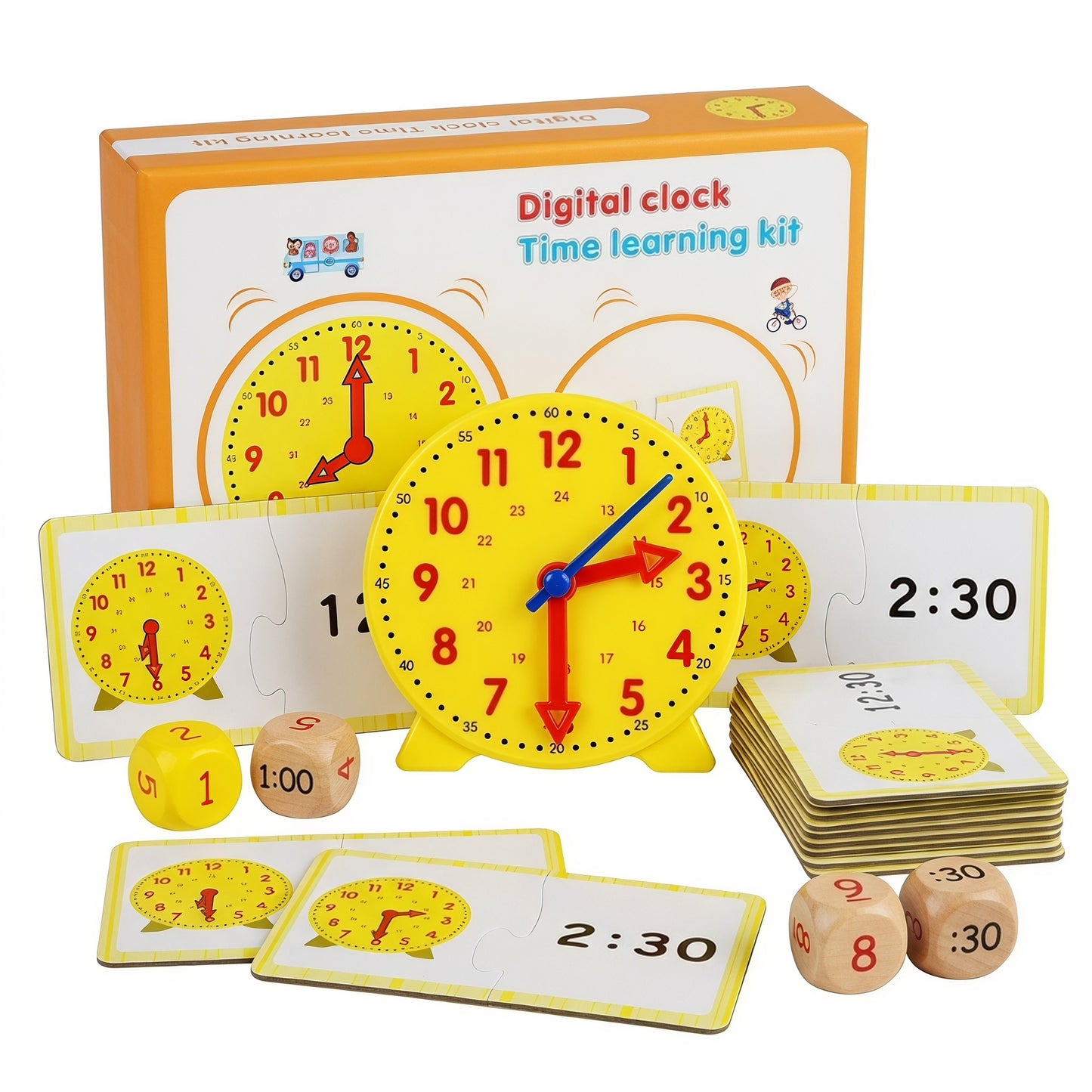 🕰️ Učna ura za otroke – učenje časa skozi igro! ✨