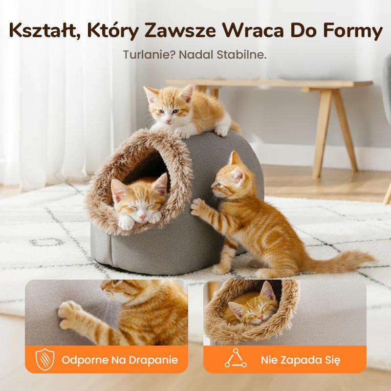 🌟 Zimska postelja za hišne ljubljenčke – toplo, mehko in enostavno za čiščenje! 🐱🐶