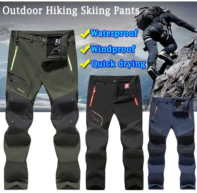 🧥 Vetroodporne Pohodniške Hlače Velikih Velikosti – Udobnost za Vsako Outdoor Aktivnost! ⛷️