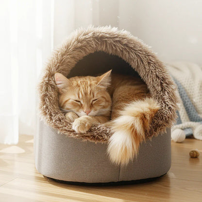 🌟 Zimska postelja za hišne ljubljenčke – toplo, mehko in enostavno za čiščenje! 🐱🐶