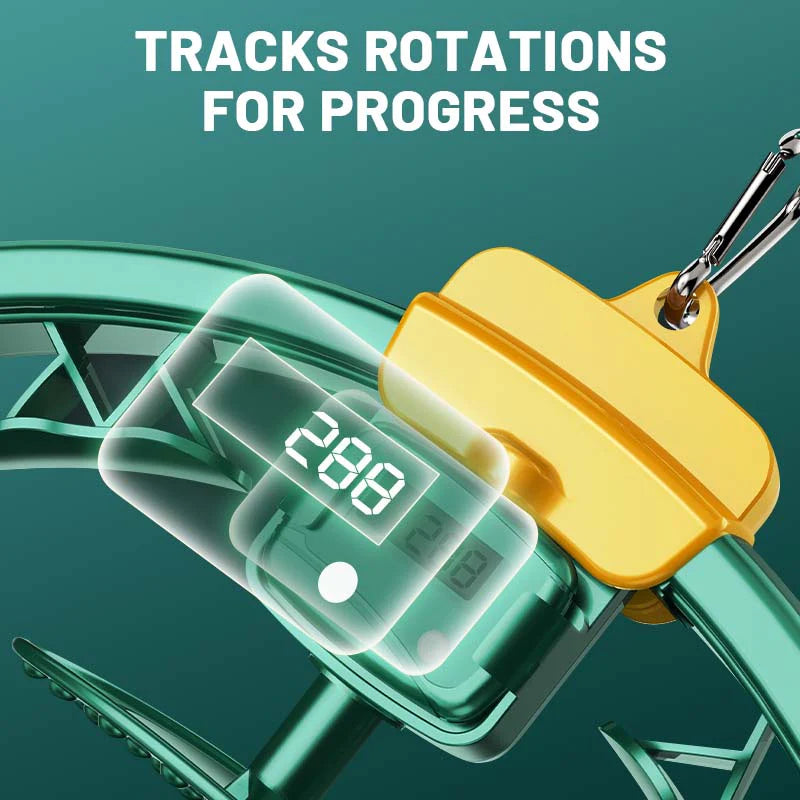 【🥰Idealna izbira za domači fitnes!】Pametni nastavljivi masažni obroč Hula Hoop