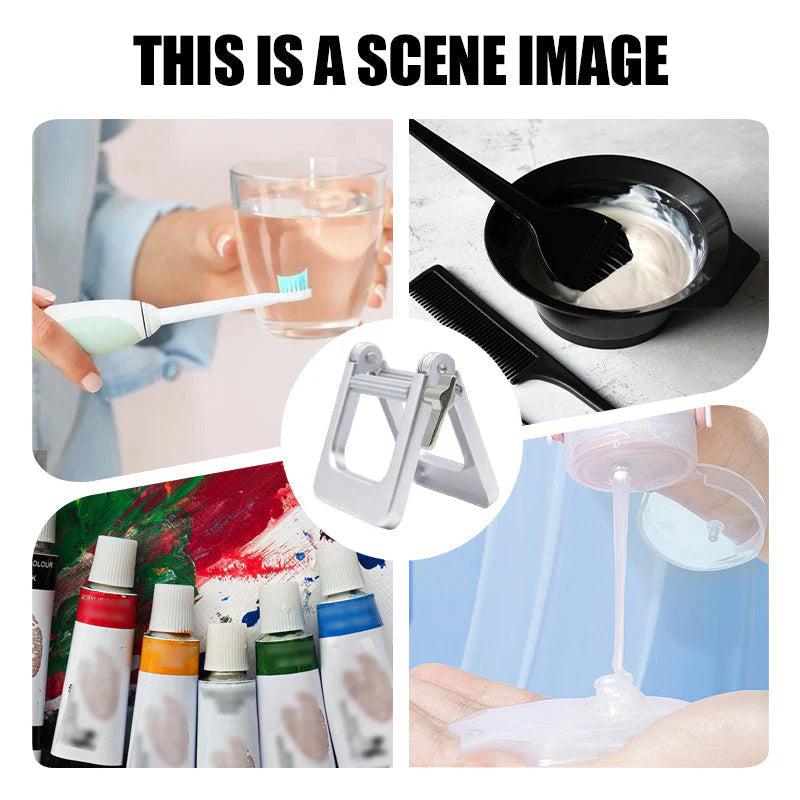 【💪 Naj vam iztisne zadnjo kapljico zobne paste, zmanjša količino odpadkov in prihrani denar!】Kovinska cev za stiskanje zobne paste za brivce