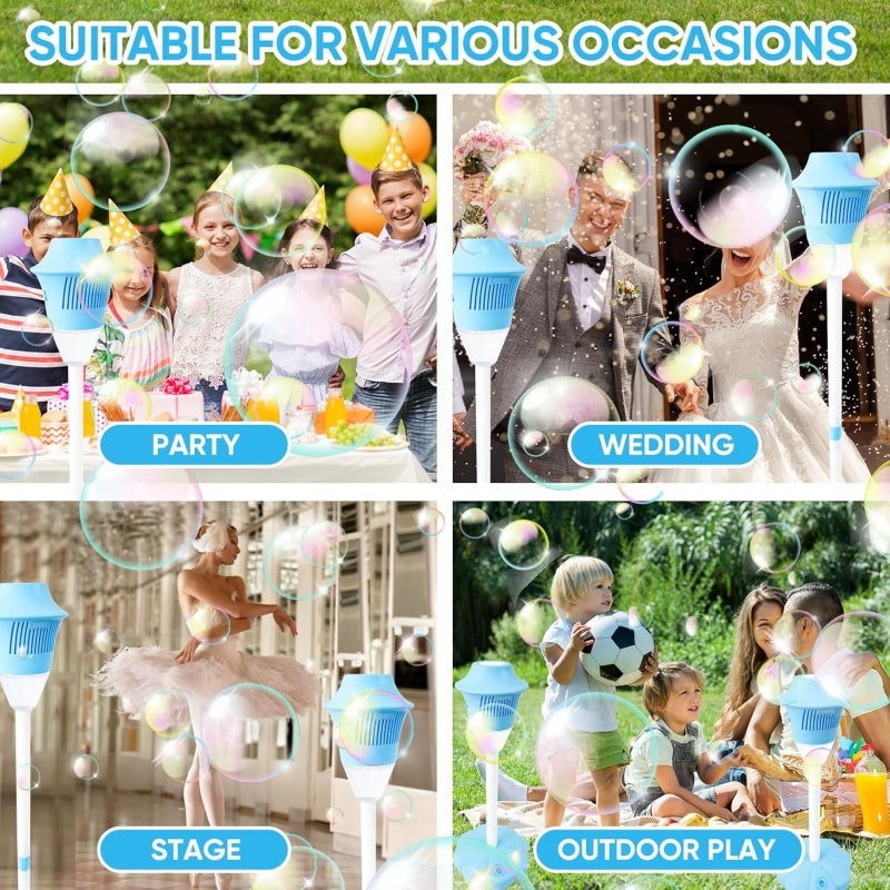 🫧 Svetlobni Bubble Maker z Glasbo – barvni mehurčki za vsako zabavo! 🪩