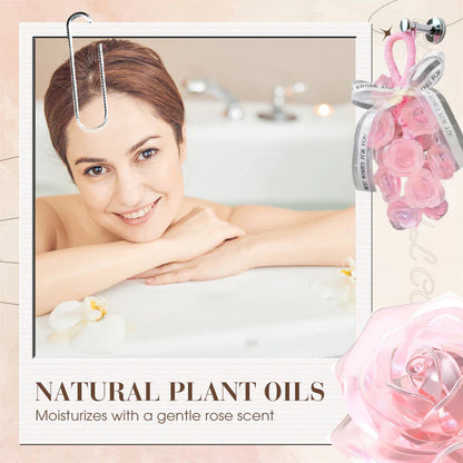 🧼Ročno izdelano kristalno milo vrtnica – darilo za sebe ali najljubše!