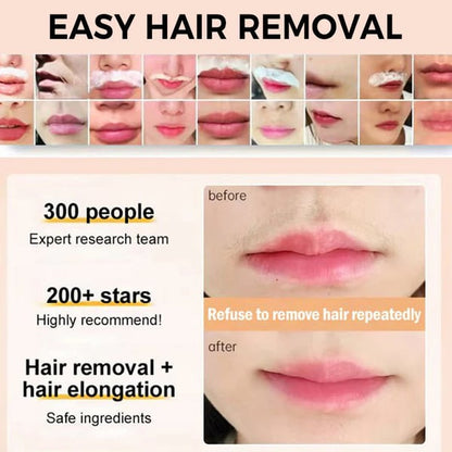 Nežna in neboleča krema za odstranjevanje dlak na obrazu