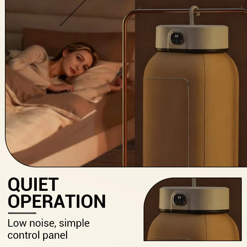 🌟 Mini sušilnik zložljivi – prenosni, učinkovit in higiensko varen za vaš perilo! 💨