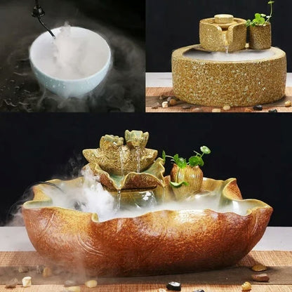 🌫️ Dekoratívny výrobník vodnej hmly s farebnými svetlami!