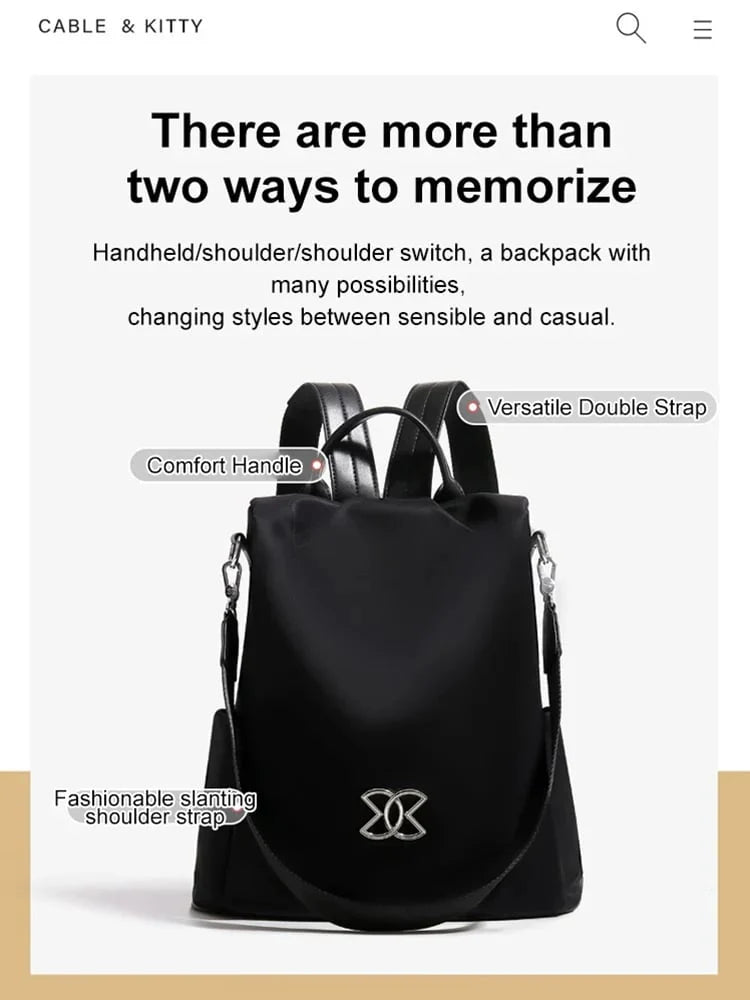 🔐 Nahrbtnik Protiv Kraje – Varnost + Prostornost + Stil! 🎒