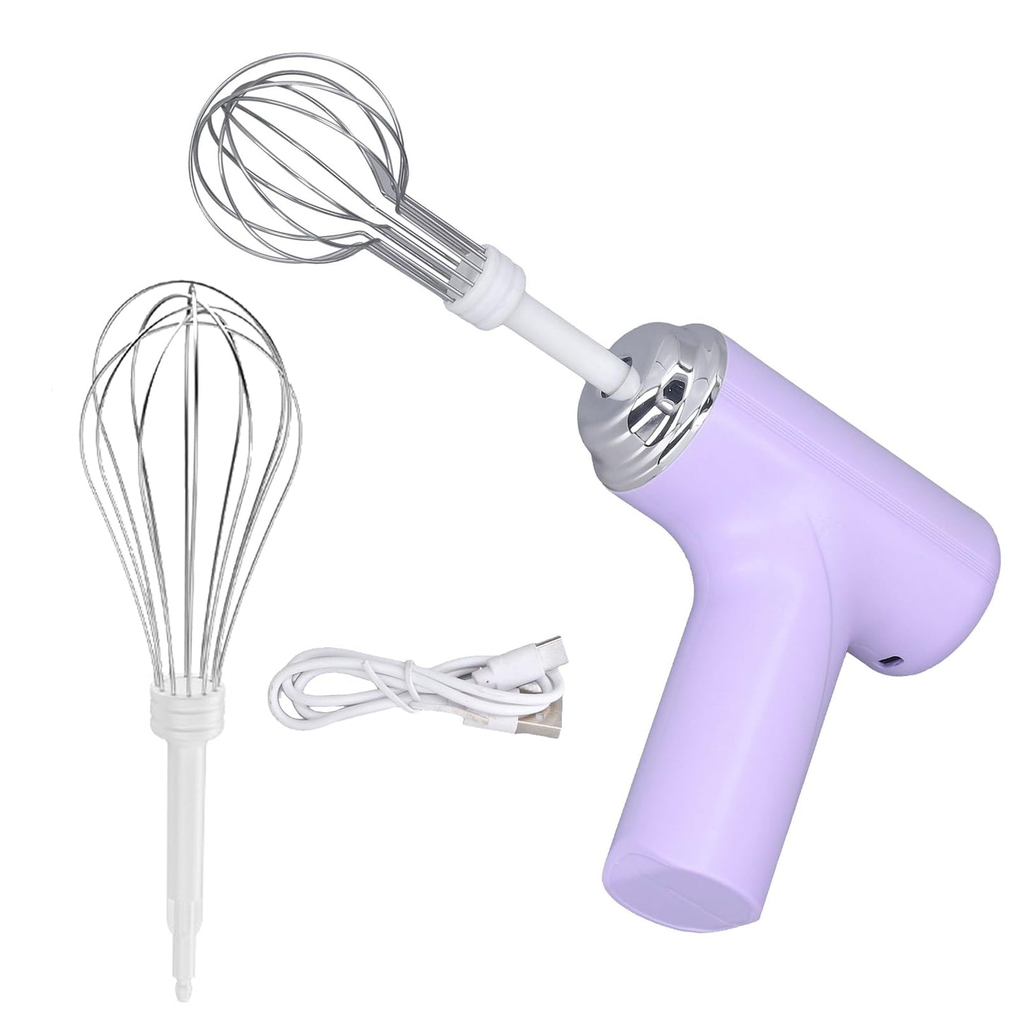 Sprejmite svobodo kuhanja brez kabla✨ Brezžični ročni električni mešalnik – za enostavno mešanje brez nereda kadar koli in kjer koli!