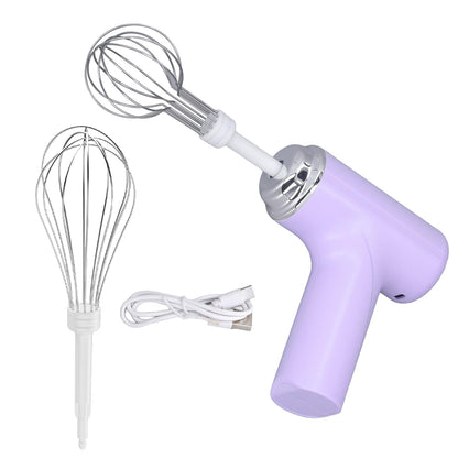Sprejmite svobodo kuhanja brez kabla✨ Brezžični ročni električni mešalnik – za enostavno mešanje brez nereda kadar koli in kjer koli!
