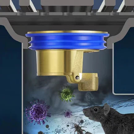 🛡️ Medeninasti talni odtok – Protiv vonjav + Antibakteriálny + Trvalý! ✨