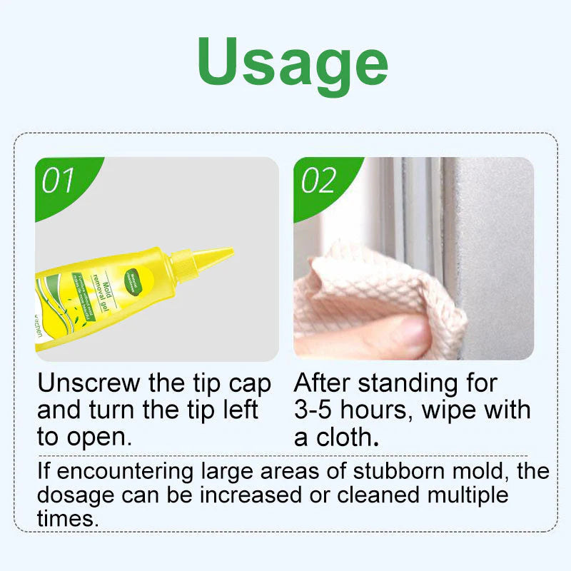 【🎁 Več ko kupite, več popustov dobite】Gel za odstranjevanje trdovratne plesni