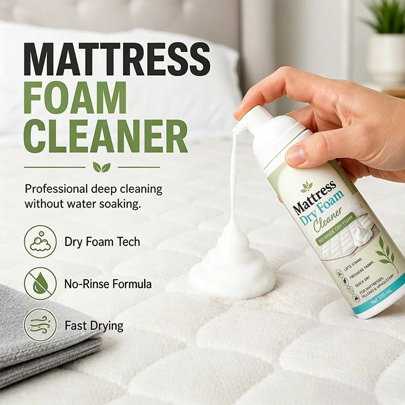 🛏️ Suhi penasti čistilec za vzmetnice – brez izpiranja! ✨