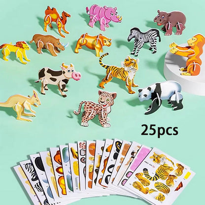 【🧩 Poslovite se od elektronskih izdelkov in si pridobite praktične spretnosti】Izobraževalne 3D risane uganke