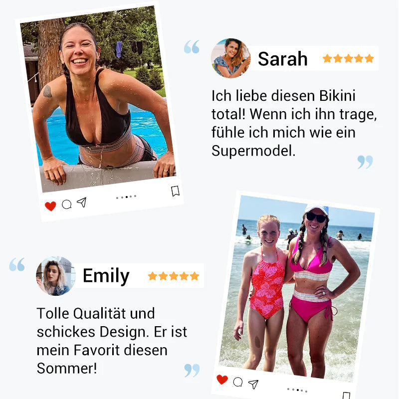 👙 Visoko krojen bikini z oporo za trebuh – Samozavest & stil na plaži! ✨