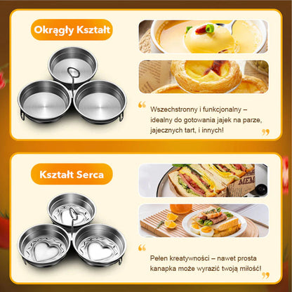 Kuhalnik za jajca iz nerjavečega jekla 304